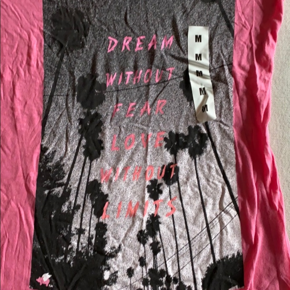 Pink graphic T-shirt